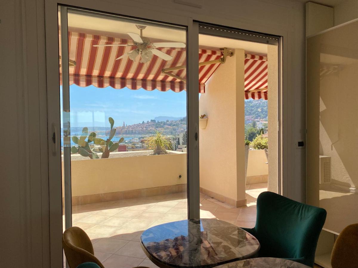 Апартаменти Mansfield Vue Carte Postale Terrasse Piscine Calme Port A 200M A Pied Мантон Екстер'єр фото